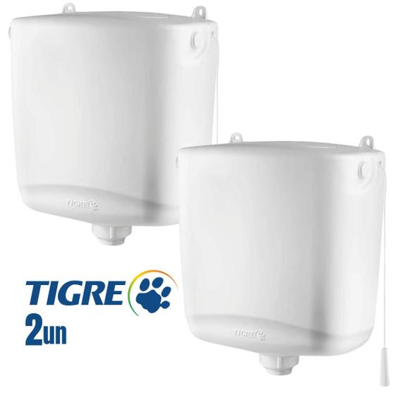 Imagem de Kit Caixas de Descarga Tigre - Alta Qualidade e Durabilidade para Banheiro, Compatível com Diversos Modelos