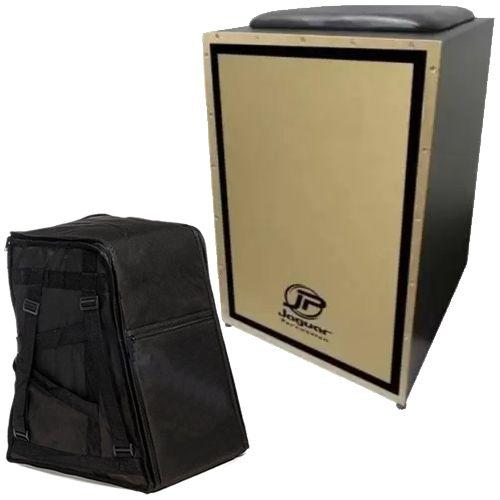 Imagem de Kit Cajon Acústico Jaguar CJ1000 K2 PB 006 Natural Liso + Capa