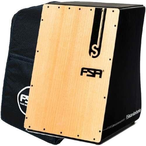 Imagem de Kit Cajon Com Captação Dupla + Capa Fs2501 Fsa