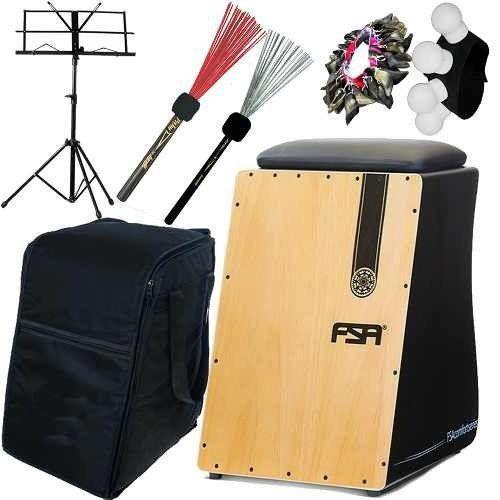 Imagem de Kit Cajon Fsa Completo Elétrico Fca4510 C/ Canela Unha Capa