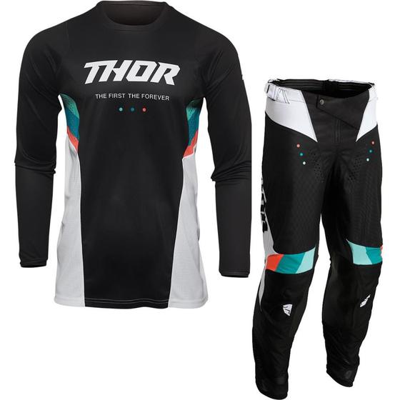 Imagem de Kit Calça + Camisa Thor Pulse React Preto/Branco