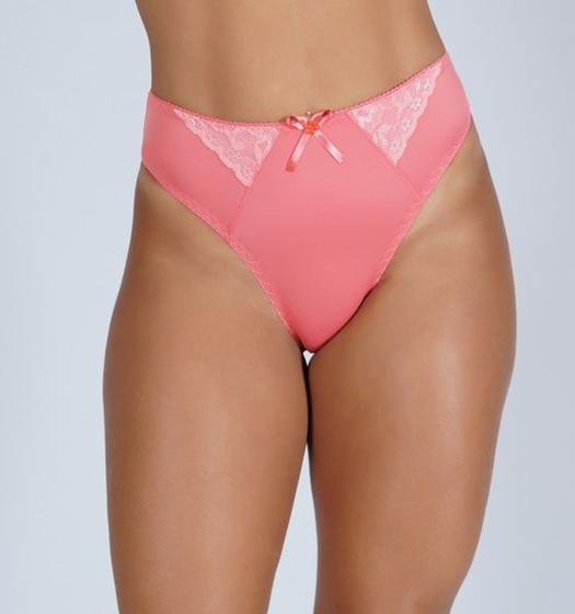 Imagem de  Kit calcinhas microfibra alta mylla lingerie  kit 3 tangas tamanho GG 