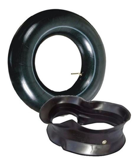 Kit camara de ar 750/16 bico ferro qbom e protetor aro 16 caminhão Menor preço em Kit camara de ar 750/16 bico ferro qbom e protetor aro 16 caminhão