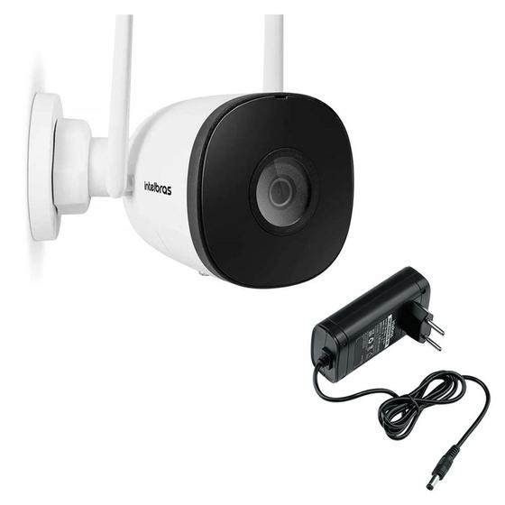 Kit Câmera Externa WiFi IM5 SC E Fonte Nobreak INTELBRAS Câmera de