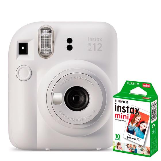 Imagem de KIT Câmera Fujifilm Instax Mini 12 Branco Marfim + 20 Poses