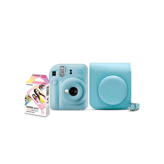 Imagem de Kit Câmera instantânea Instax Mini 12 Fujifilm + bolsa + filme