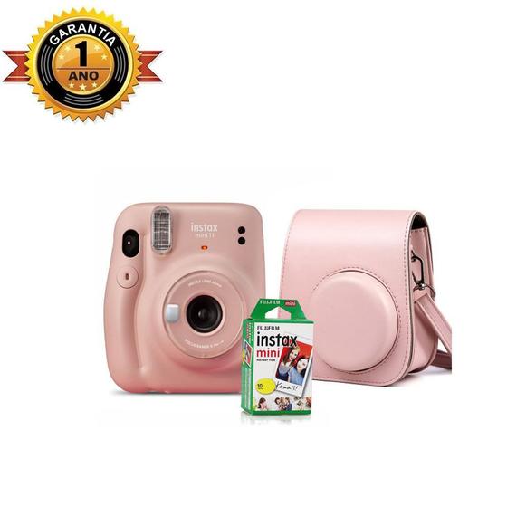 Imagem de Kit Câmera Instax Mini11 - Rosa