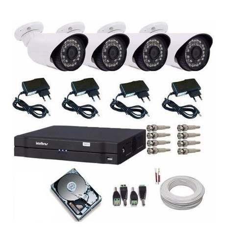 Imagem de Kit Câmeras De Segurança Residencial Dvr Intelbras 1004 G3