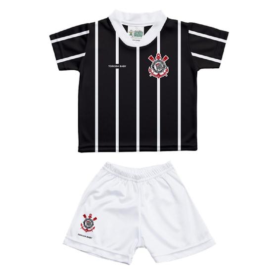 Imagem de Kit Camisa Corinthians Bebê com Shorts Unif 2 Torcida Baby
