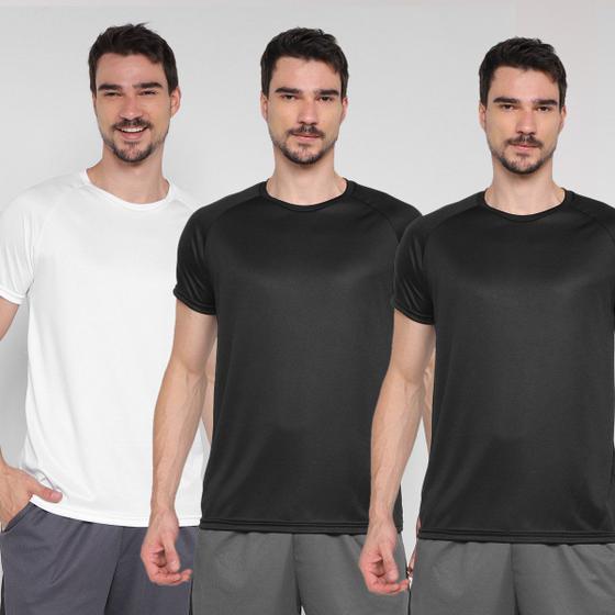 Imagem de Kit Camiseta Gonew Básica Workout Masculina C/ 3 Peças