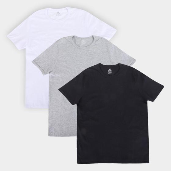 Kit Camisetas Hering Básicas Com 3 Peças Masculinas Menor preço em Kit Camisetas Hering Básicas Com 3 Peças Masculinas