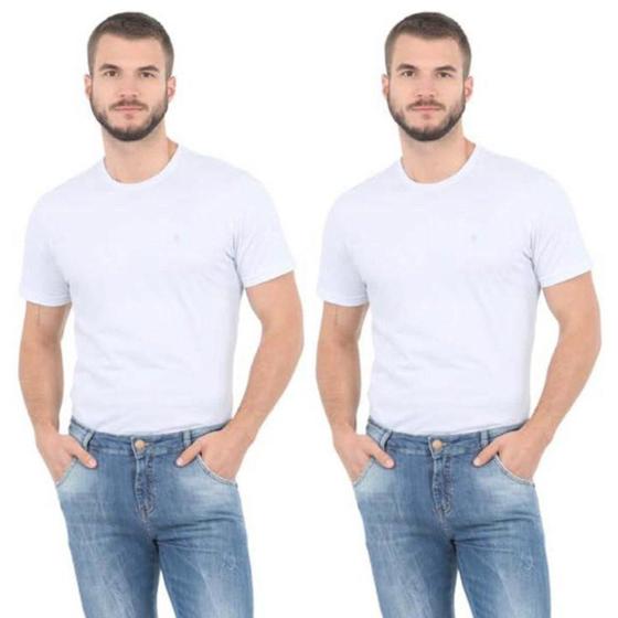 Imagem de Kit Camisetas Polo Wear Básicas Com 2 Peças Masculinas