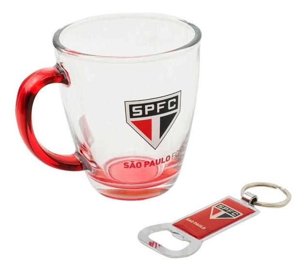 Imagem de Kit Caneca E Abridor De Garrafas 370ml - São Paulo Fc Spfc 