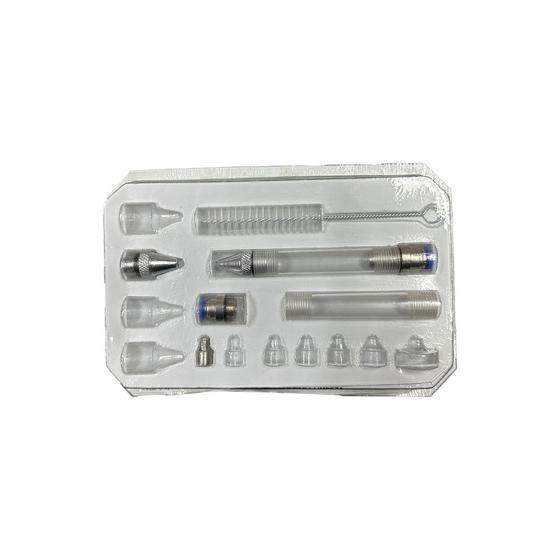 Imagem de Kit Caneta Extratora com 02 Ponteiras Inox - Com adaptador 6mm e 8mm - Ozotec