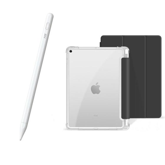 Imagem de Kit Caneta para iPad com Palm Rejection + Capa para iPad 7ª 8ª 9ª Geração 10.2"