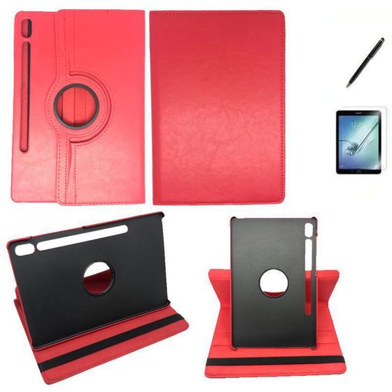 Imagem de Kit Capa 360 Galaxy Tab S7 SM T870/T875 - 11" Can, Pel Vermelho