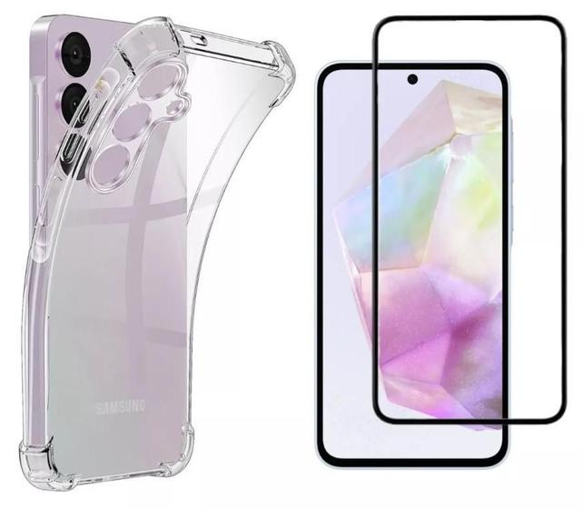 Imagem de Kit Capa Anti-Impacto + Película 3D Para Galaxy A35