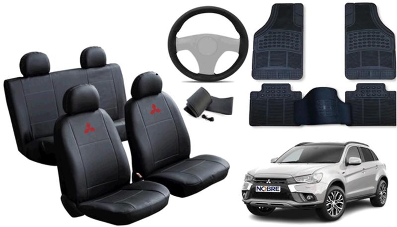 Imagem de Kit Capa ASX 2018 a 2021 + Tapete + Capa de Volante: Transforme Seu Carro