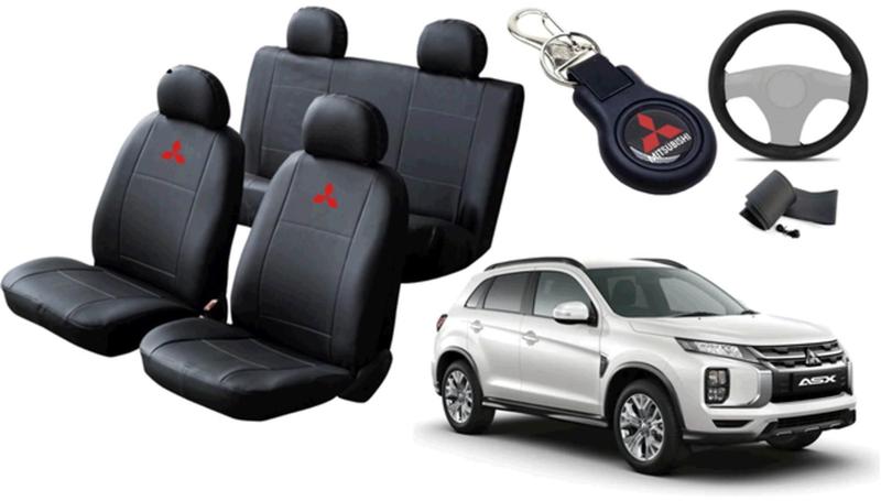 Imagem de Kit Capa ASX 2021 a 2024 + Chaveiro + Capa de Volante: Durabilidade e Elegância