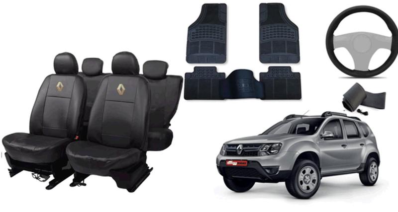 Imagem de Kit Capa Automotiva Duster 10-17 com Tapete Personalizado