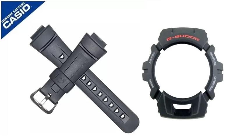 Kit Capa Bezel e Pulseira Preta Casio G-Shock G-2900 10093414 10623911 Original Menor preço em Kit Capa Bezel e Pulseira Preta Casio G-Shock G-2900 10093414 10623911 Original