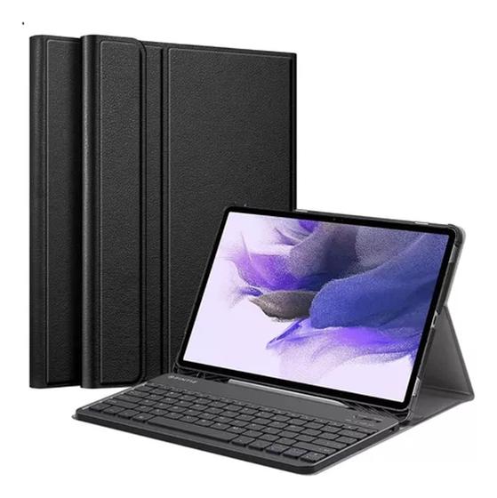 Imagem de Kit Capa C/Teclado Bluetooth Para Samsung Tab A8 10,5 Pol