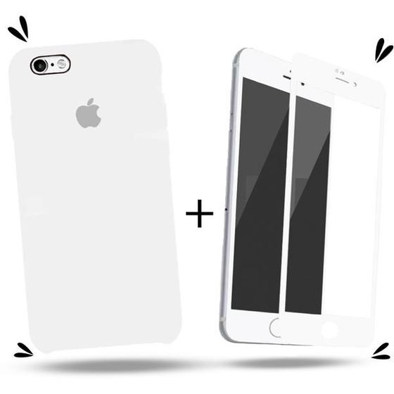 Imagem de Kit Capa Capinha Case + Película 3D Compatível Com iPhone 6 Plus / 6s Plus