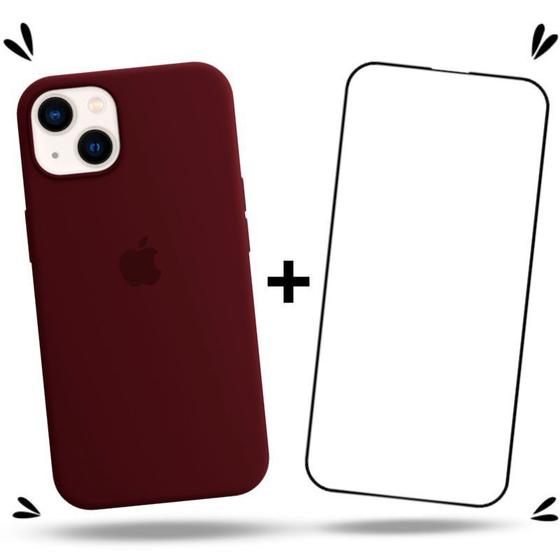 Kit Capa Capinha Case + Película de Vidro 3D Compatível Com iPhone 13 Mini Menor preço em Kit Capa Capinha Case + Película de Vidro 3D Compatível Com iPhone 13 Mini