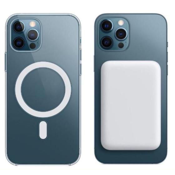 Kit Capa Capinha Magnético Compatível com iPhone 12, 12 Pro, 12 Pro Max, 13, 13 Pro e 13 Pro Max + Carregador Sem Fio Indução QI Menor preço em Kit Capa Capinha Magnético Compatível com iPhone 12, 12 Pro, 12 Pro Max, 13, 13 Pro e 13 Pro Max + Carregador Sem Fio Indução QI