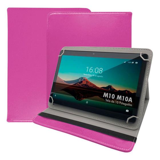 Imagem de Kit Capa Capinha Para Tablet Multilaser M10 M10a 10 Polegadas Case Couro Protetora Premium + Pelicula