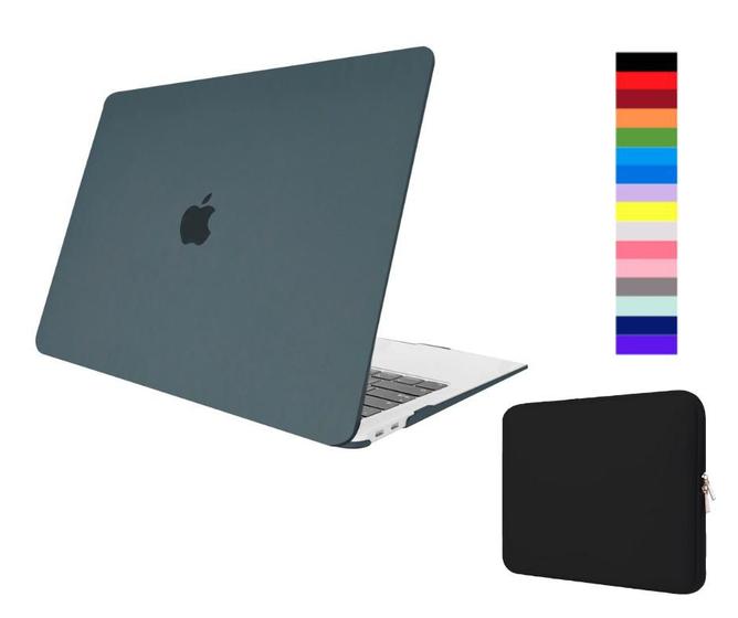 Imagem de Kit Capa Case Compatível Com Macbook New AIR 13.6" Modelo A2681 A3113 com Chip M2 M3 Touch ID + Neoprene