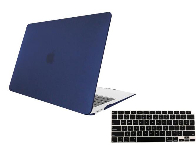 Imagem de Kit Capa Case Compativel Macbook AIR 13" A1466 / A1369 cor AZMF + Pelicula de Teclado