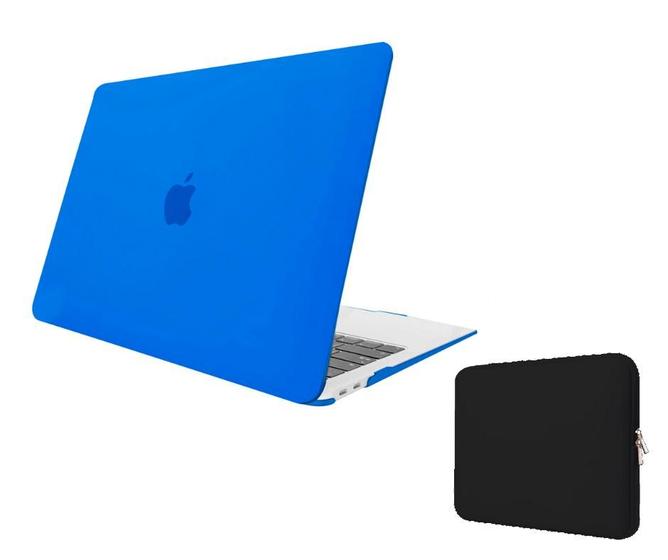 Imagem de Kit Capa Case Compativel Macbook PRO 13" A1502 A1425 cor ARF + Capa Neoprene