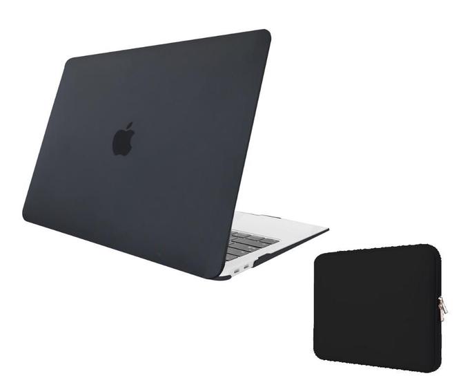 Imagem de Kit Capa Case Compativel NEW Macbook PRO 14" A2442 cor PF + Capa Neoprene