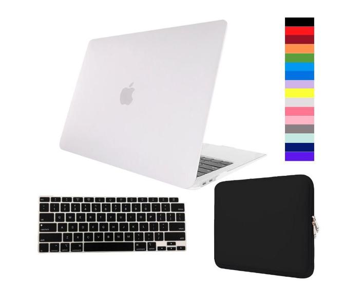 Imagem de Kit Capa Case Para Macbook New AIR 13.6" A2681 A3113 com Chip M2 M3 Touch ID 2022 + Pelicula de Teclado + Bag