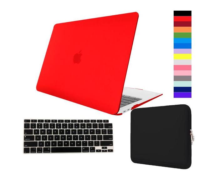 Imagem de Kit Capa Case Para Macbook New AIR 13.6" A2681 A3113 com Chip M2 M3 Touch ID + Pelicula de Teclado + Bag