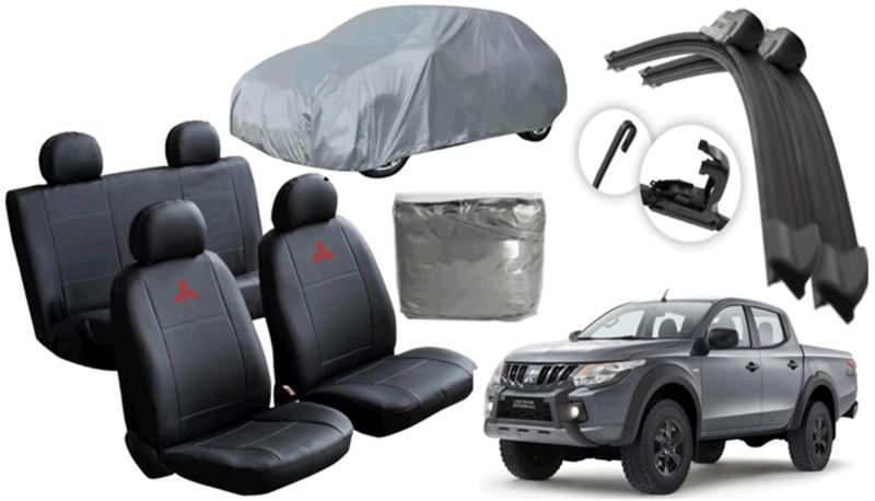 Imagem de Kit Capa Completo L200 2015 a 2022 + Capa de Cobertura e Limpador Resistente