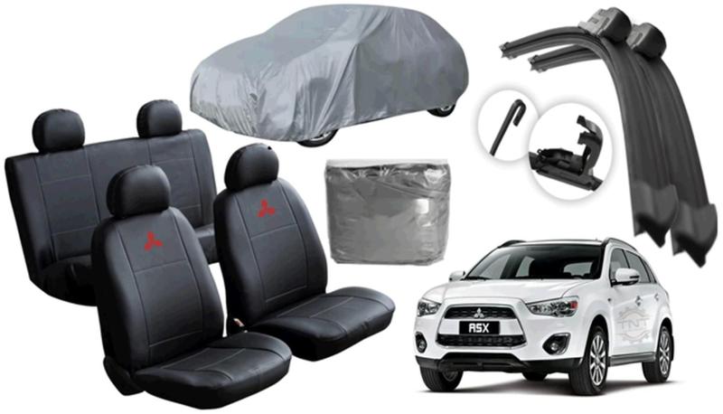 Imagem de Kit Capa Exclusivo ASX 2010 a 2016 + Capa de Cobrir e Limpador Automotivo