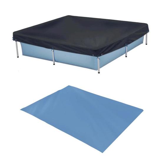 Kit Capa + Forro para Piscina Retangular 1500 L Mor Mor e Lazer Menor preço em Kit Capa + Forro para Piscina Retangular 1500 L Mor Mor e Lazer