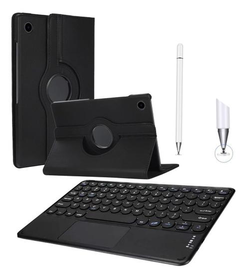 Imagem de Kit Capa Giratoria + Teclado Bluetooth + Caneta Compativel Para A9plus