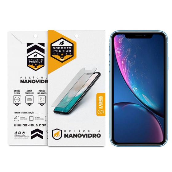 Imagem de Kit Capa Hybrid e Película Nano Vidro para iPhone XR - Gshield
