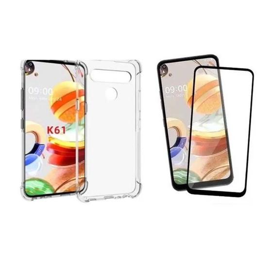 Imagem de Kit Capa LG K61 + Pelicula De Vidro 3D