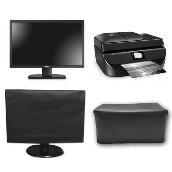 Imagem de Kit Capa Monitor 20 e Capa Impressora HP5276 Impermeável