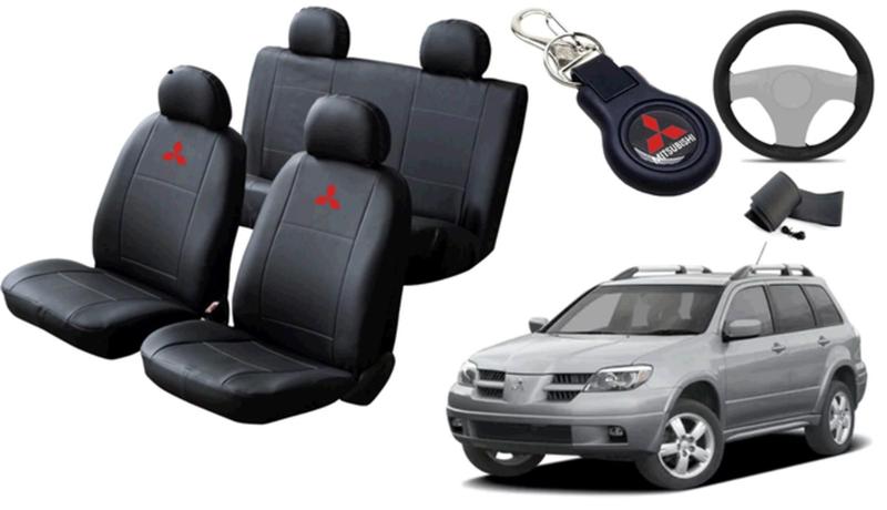 Imagem de Kit Capa Outlander 2001 a 2006 + Chaveiro + Capa de Volante: Design Premium para Seu Veículo