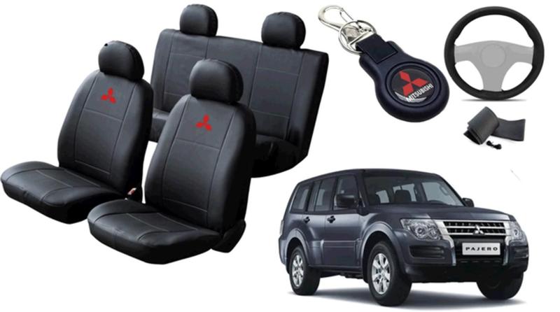 Imagem de Kit Capa Pajero 2012 a 2018 + Chaveiro + Capa de Volante: Elegância e Proteção Duradoura