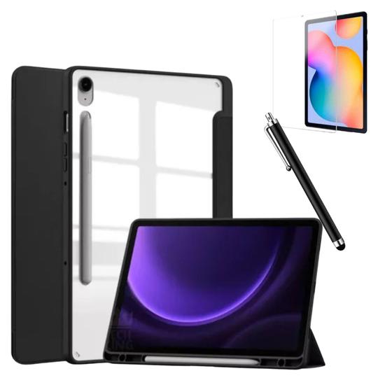 Imagem de Kit Capa Smart Tablet Para Galaxy Tab S9 Plus 12.4 + Pelicula + Caneta