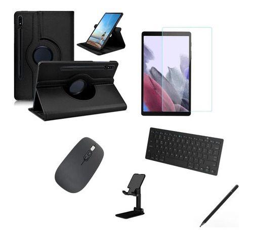 Imagem de Kit Capa Suporte Teclado Caneta Pelicula Mouse Para Tab S7fe