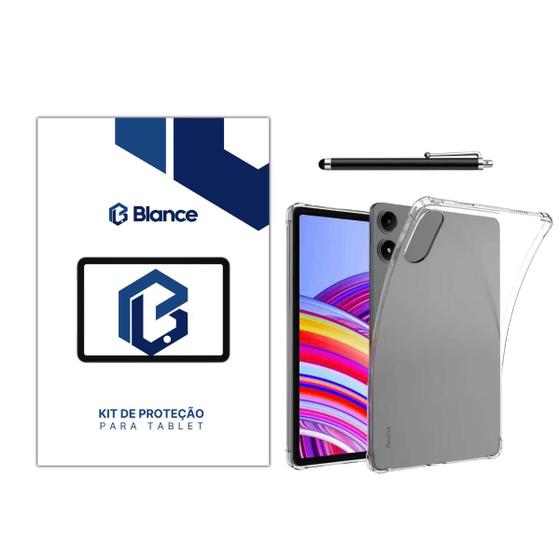 Imagem de Kit Capa TPU + Película Hydrogel + Caneta Touch Compatível Com Poco Pad e Pad Pro 12.1