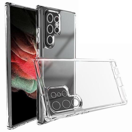 Imagem de Kit Capa Transparente  Anti Impacto + Película de Cerâmica Matte Fosca 9D +Película Câmera para Samsung Galaxy S24 Ultra