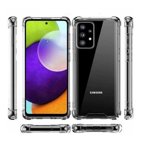 Imagem de Kit Capa Transparente + Película Cerâmica Fosca Privacidade para Samsung Galaxy A53